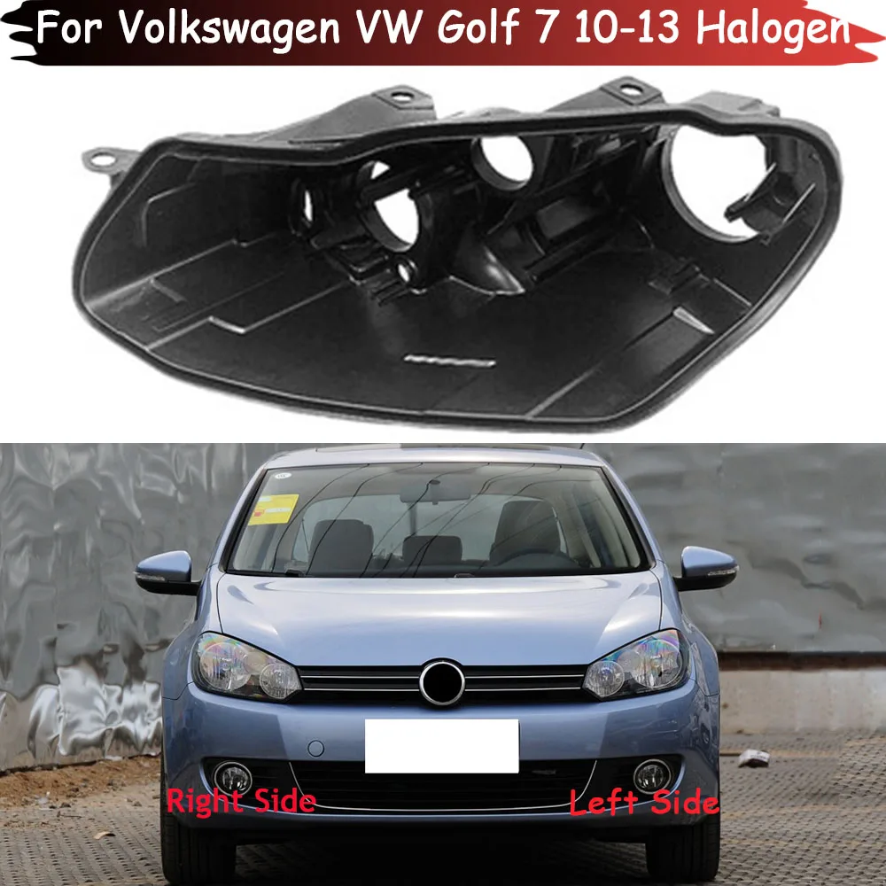 

Headlight Base For Volkswagen VW Golf 6 2010 2011 2012 2013 Halogen Headlamp House Car Rear Base Auto Headlight Back House