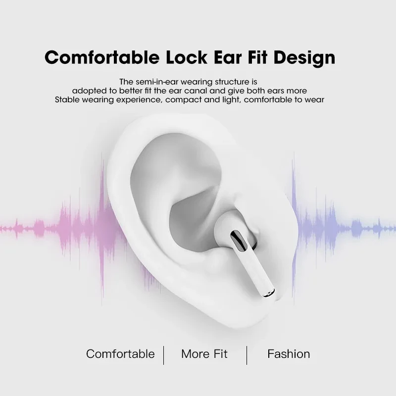 Mini Pro 4 Tws drahtlose Kopfhörer Kopfhörer Bluetooth-kompatibles 5,0 wasserdichtes Headset mit Mikrofon für Xiaomi iPhone Ohrhörer