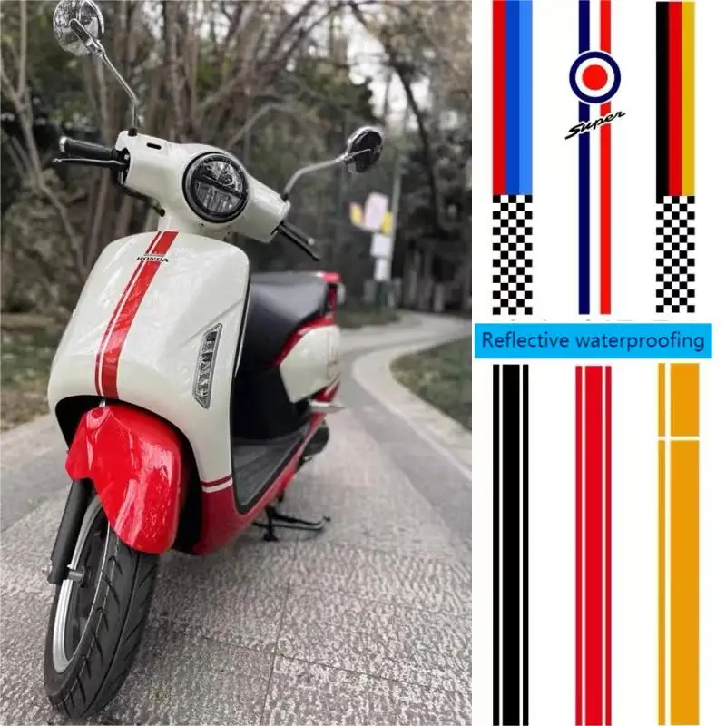 Motorcycle Sticker Italy Flag Case Decals German British Flag Decal For Vespa Gts Gtv Spring 50 125 150 200 250 300 300 Sprint 6