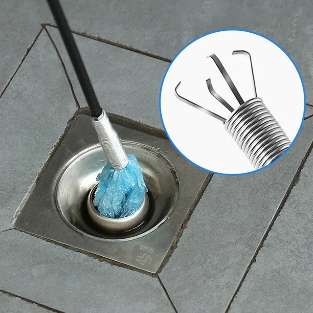 Kitchen Sink Cleaning Pipe Plunger and Sinks Sewer Toilet Unclogging With Grab Handle Factory Supply Four-jaw Pickup Unblocker 3