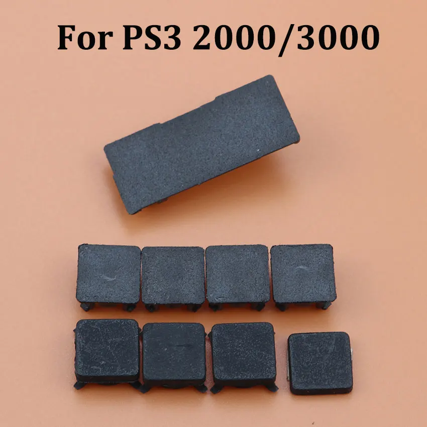 JCD For PS4 Slim Screws Screw Kit Full Set Black Plastic Rubber Feet Cover For PS3 Slim 2000 3000 4000 PS2 70000 Console