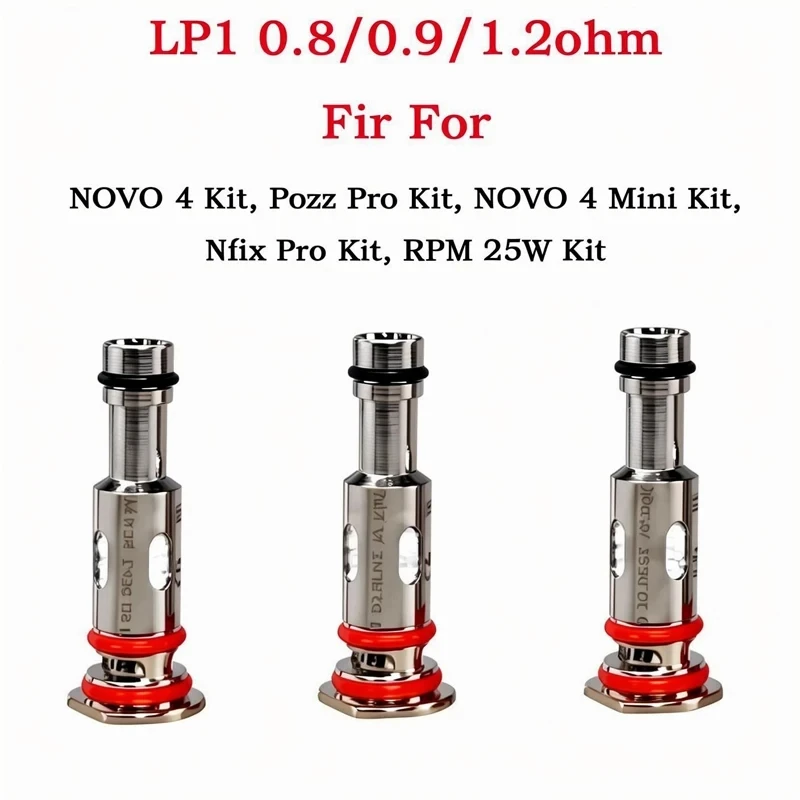 5 قطعة/الحزمة LP1 Novo 4 لفائف 0.8ohm 0.9ohm 1.2ohm شبكة لفائف رئيس لنظام Novo 4 Nord Nfix POZZ PRO #1