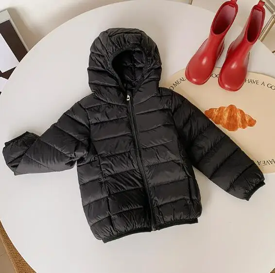 Baby Overalls Girl Clothes Winter Down Jacket Warm Kids dinosaur  A18