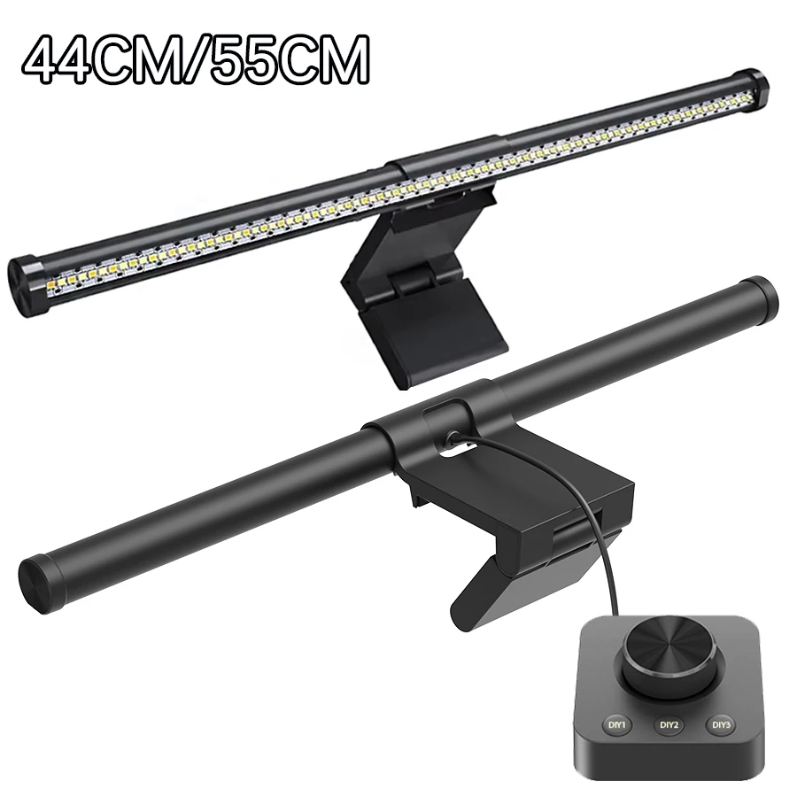 LED Computer Monitor Light Bar Eye Care Dimmable Table Lamp for Work Game Learning Reading - Atmosphere Lighting