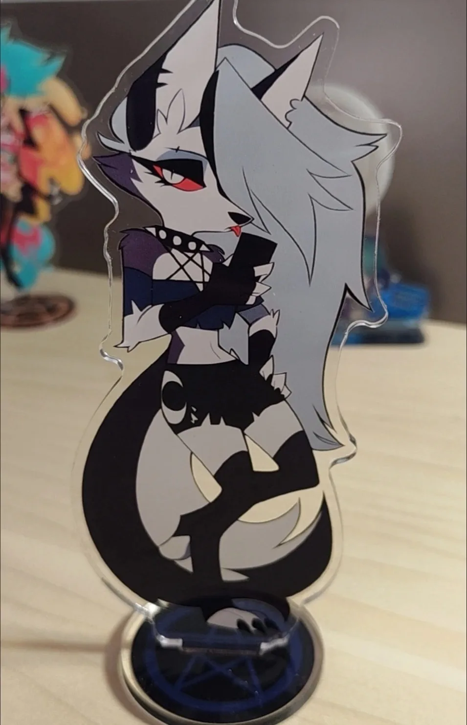 Figures Acrylic Stand Helluva Boss Desktop Ornaments Kids Gift Fashion Anime Action Figure Accessories Collection Figure Toys