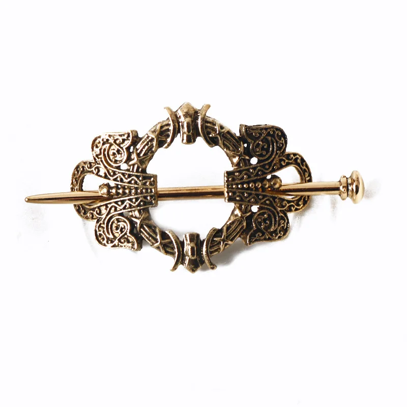 Women Celtic Hair Slide Hairpins Viking Celtic Hair Clips Celtic Knot Hair Stick Metal Hair Barrette Hair Pin Retro Hair Accesso