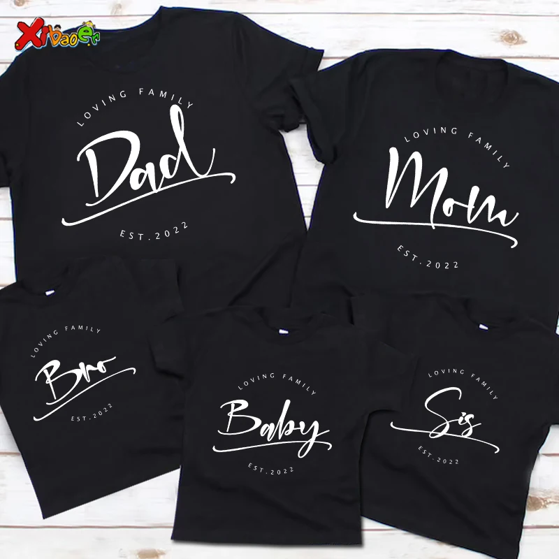 

Birthday Family T Shirt Custom Family Anniversary Shirt Last Name Est Tops Matching Shirt Custom Name Baby Onesie Mom Dad Baby