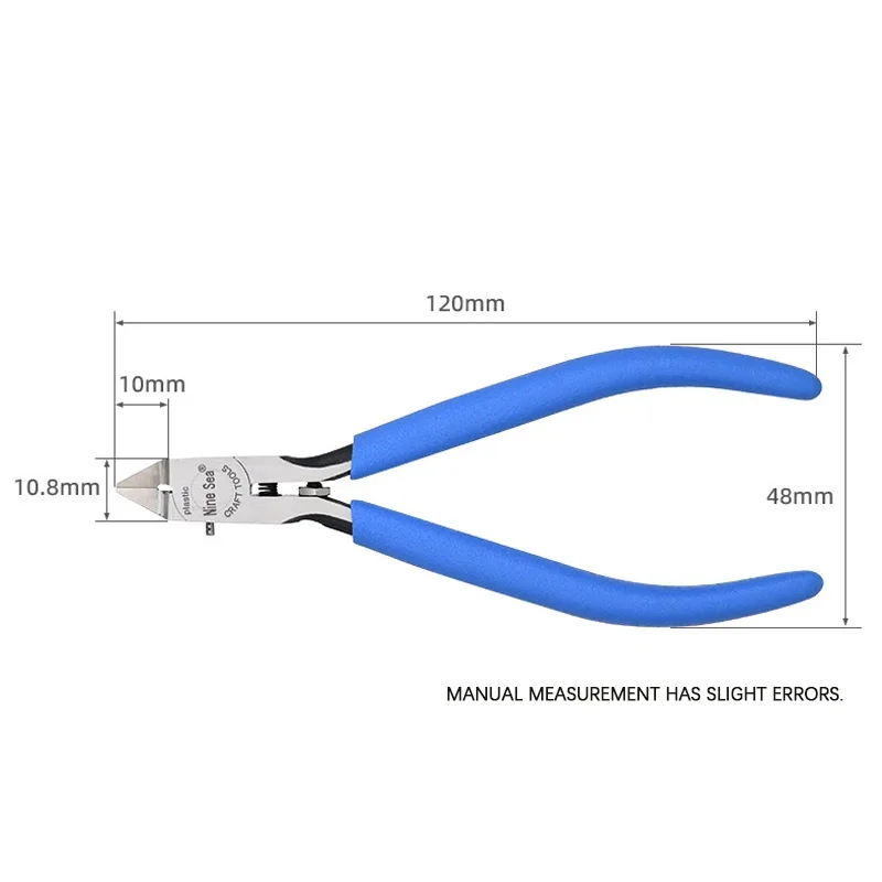 Nine Sea 629 3.0 Ultra-thin Single Blade Plastic Nippers Precision Diagonal Pliers Model Specific Cutting Pliers Craft Tools