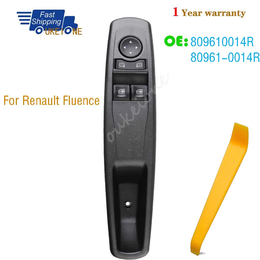 

809610014R 80961-0014R For Renault Fluence Door Lock Switch Front Left Electric Power Window Switch lifter Control Button Parts