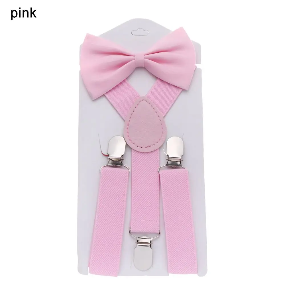 Children's Adjustable Suspenders with Bow Tie
