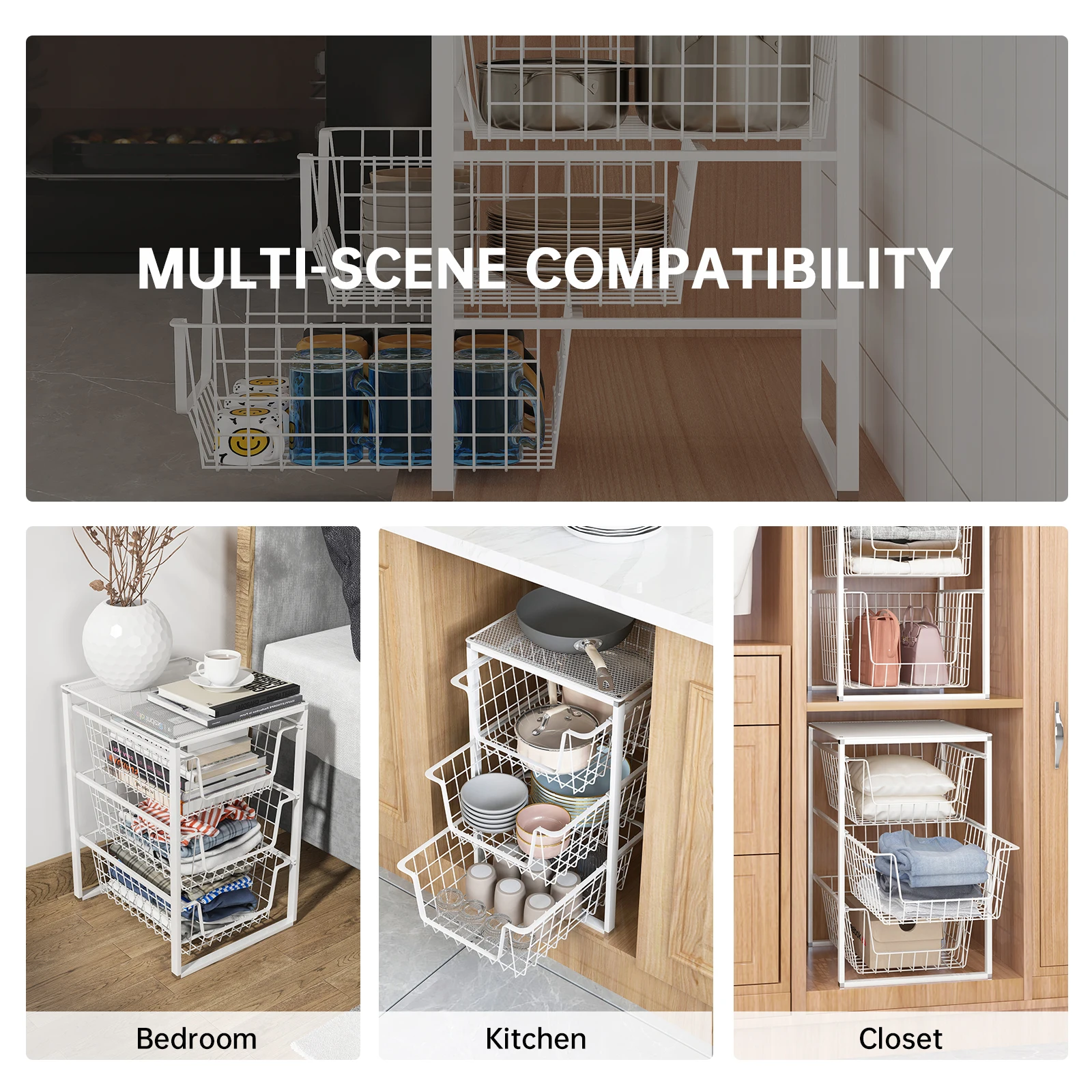 Kitchen Pull-Out Storage Rack - огляд і ціна Kitchen Appliances Built In