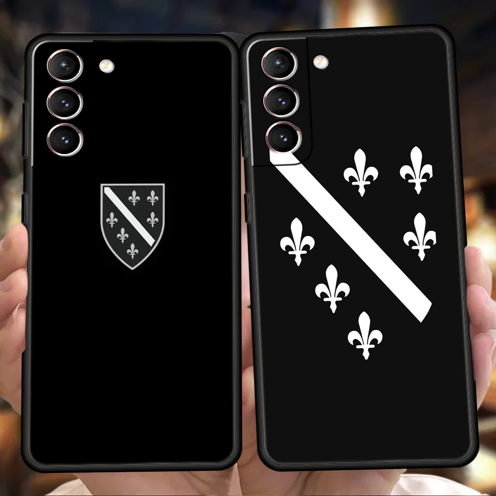 Bosnia And Herzegovina Passport Phone Case for Samsung Galaxy S24 S23 S22 S20 S21 FE Ultra S10 S10E S9 S8 Plus 5G Silicone Cover