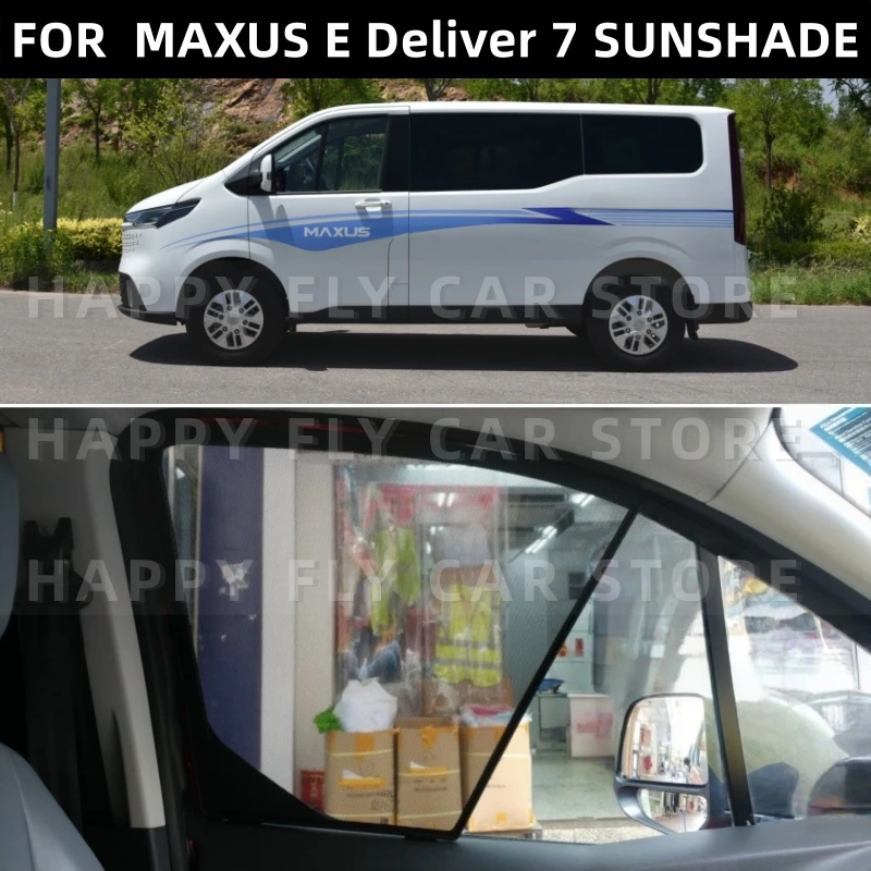 

Подходит для солнцезащитных шторок на окна автомобиля Maxus Edeliver 7, солнцезащитных экранов для передних и боковых дверей, сетчатых шторок.