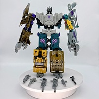 HaiZhiXing 5in1 Combiners Bruticus G1 Transformation Action Figure Toy Brawl Swindle Onslaught Model Deformation Car Robot KO