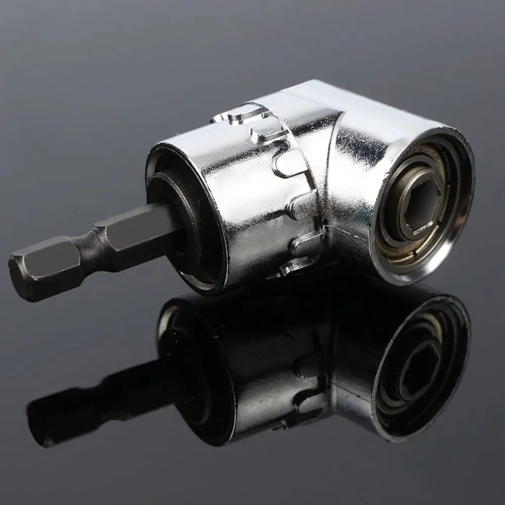 Trapano ad angolo retto del cacciavite di potere di estensione del trapano di 105 gradi con 1/4 "punta di trapano magnetica del cambio rapido esagonale di azionamento 6mm