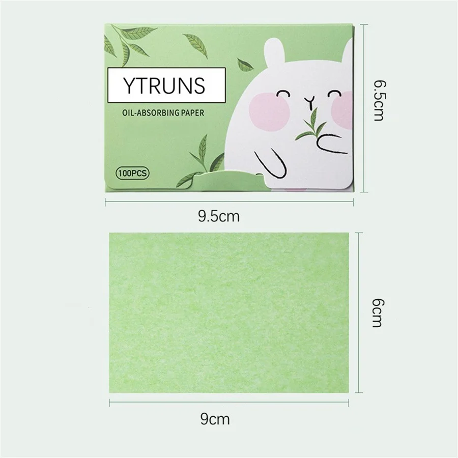 男性と女性のための香りの油吸収紙,顔の油,緑茶,ジャスミン,カモミール,ラベンダー,バラ,竹炭,1箱あたり100個