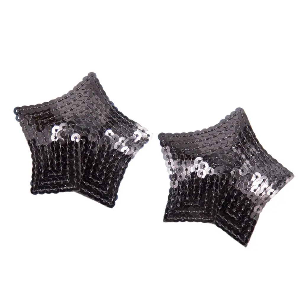 Sexy Bra Sequin Nippleless Covers Self Adhesive Star Shaped Fashion Pasties for Women Party Wear