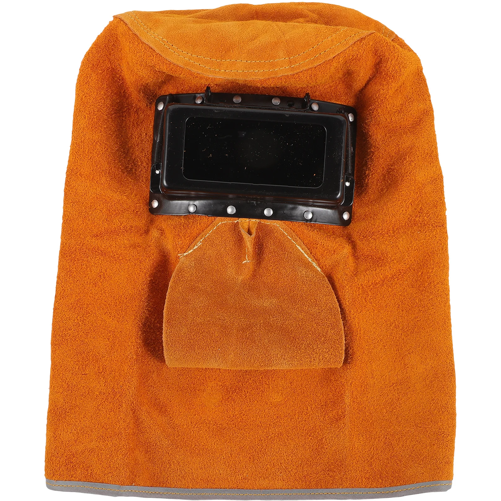 

Adjustable Welding Mask with Lens Cowhide Welding Shield Comfortable Head-Mounted Protection Gear for Welders