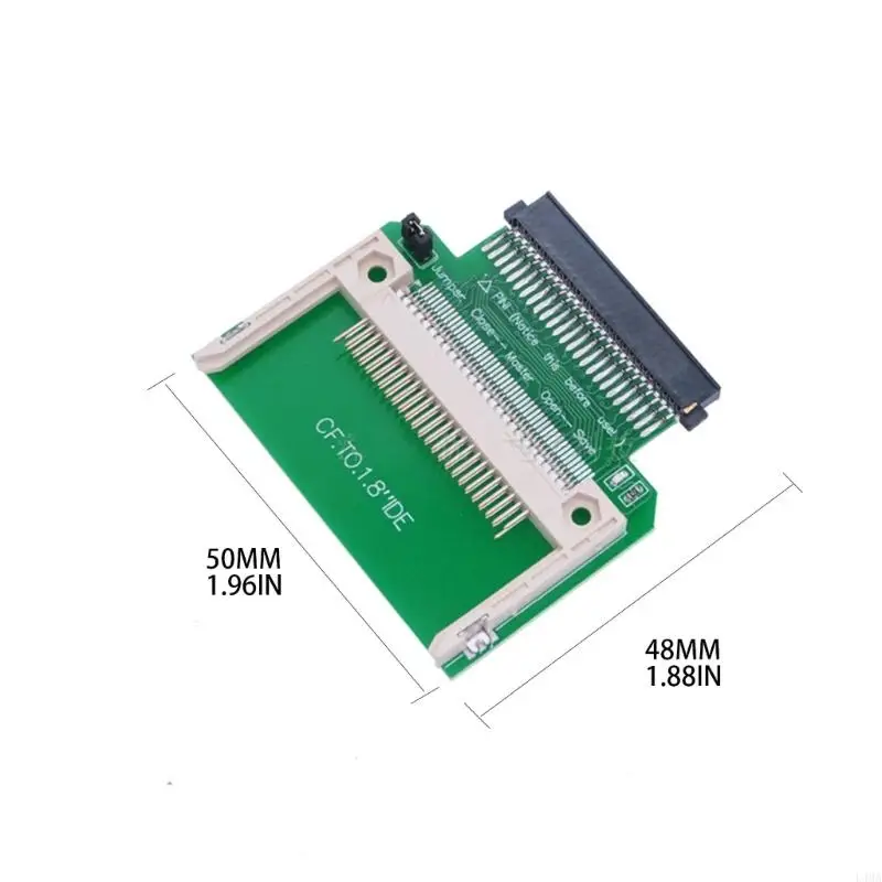 Cartão Merory L4MA Compact para adaptador SSD rígido IDE 50 pinos 1,8 polegadas para