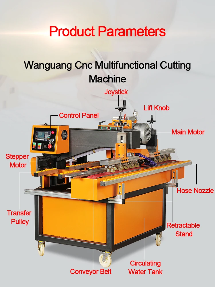 CNC Multi-functional Tile Cutting Machine Ceramic Tile, Slate Automatic Cutting Machine Water Jet Tile Cutting Machine