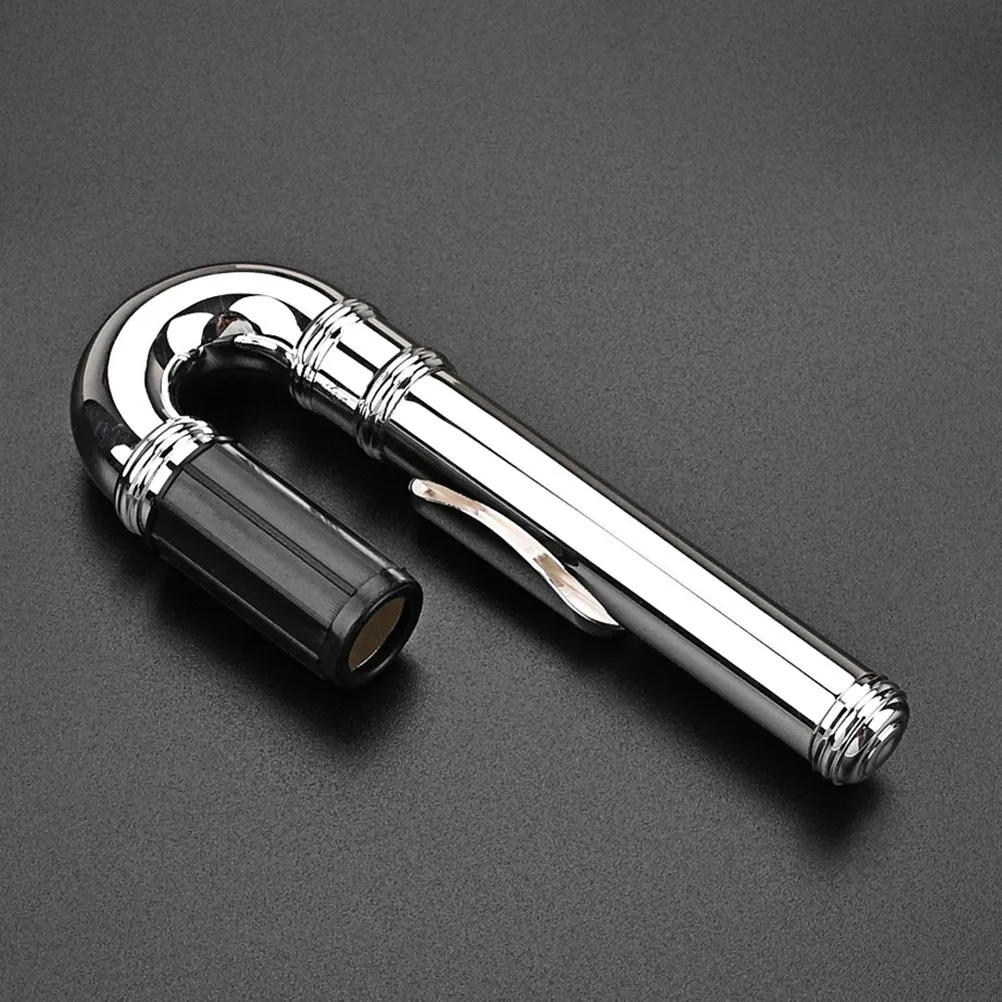 

Kid Flute Head Joint Long Metal Replacement Mouthpiece Lightweight Sturdy Design for Easy Carrying and Professional Use Flute