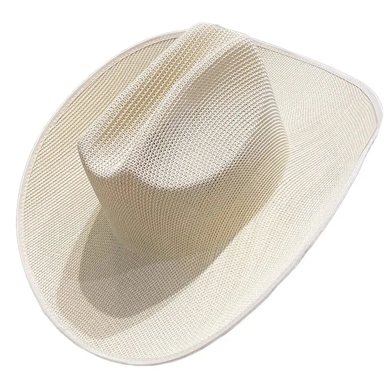 New lengthened eave jazz top hat summer breathable sun shade sun hat riding show men\'s and women\'s fashion accessories Holiday t