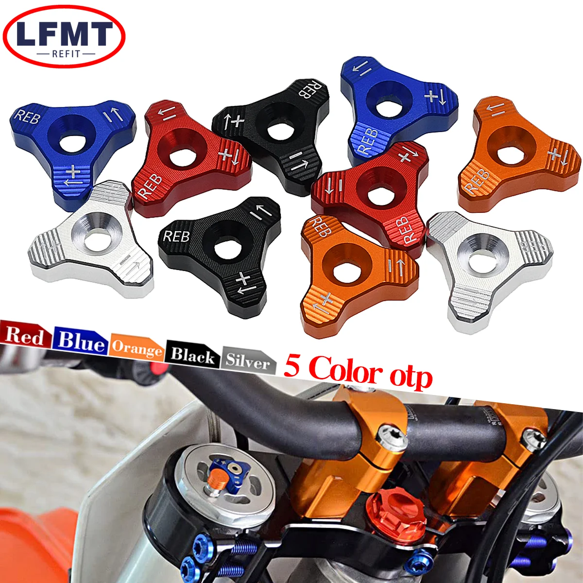 Motorrad 48mm Vorderer Stoßdämpfer Einstellknopf Bolzen Für Husqvarna FC TC FE TE Für KTM EXC EXCF XC XCF XCW SX SXF 1998-2019
