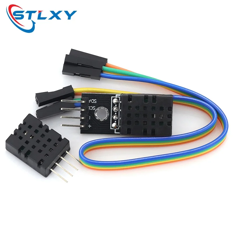 Stlxy DHT20 Integrated Digital Temperature Humidity Sensor Module I2C High Precision for Arduino