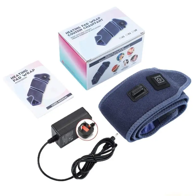 D0AB Hot Compress Knees Relief Back Shoulder Massage Sleeves for Elders