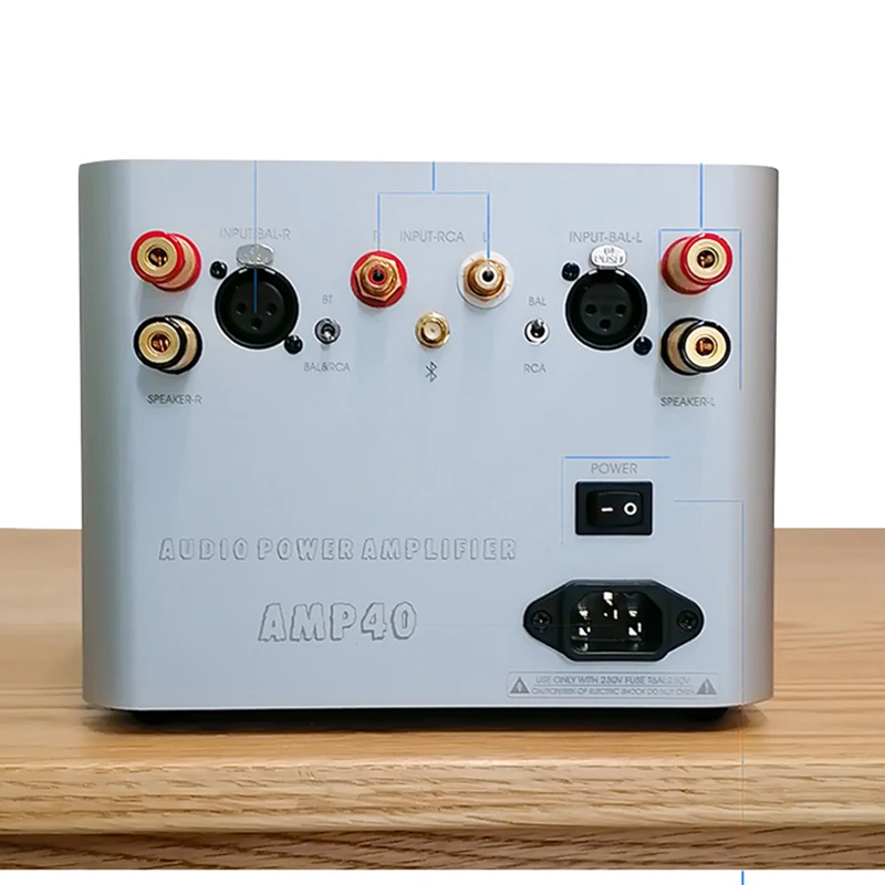 500 واط عالية التوجه HIFI الصوت مكبر كهربائي سماعة لاسلكية صغيرة تعمل بالبلوتوث عالية الطاقة المهنية مكبر كهربائي المنزل حمى المستوى الأول