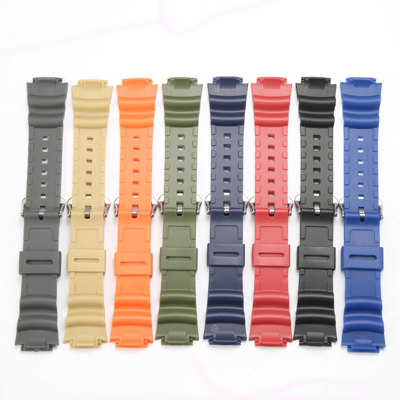 18mm Resin Strap Suitable for Casio AE1200 AQ-S810W AQE-100W SGW300 400 500 Sports Waterproof Men\'s Rubber Watch Accessories