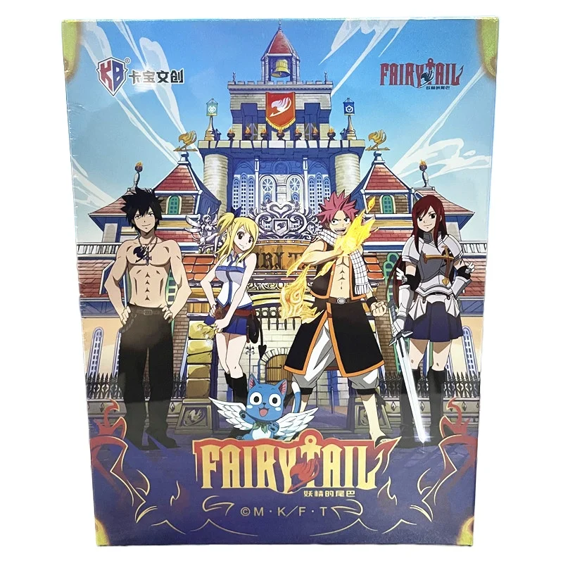 

New FAIRY TAIL genuine anime peripheral endless adventure character Natsu Lucy collection card toy children's boy birthday gift