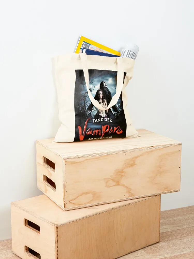 حقيبة حمل Tanz der vampire حقيبة كبيرة للنساء لحقائب قماش الشاطئ وحقائب اليد