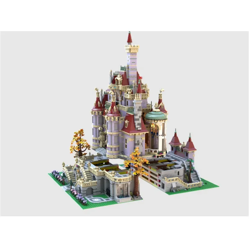 

MOC-239707 Детский фильм Фэнтезийный замок Модель строительных блоков, 9469 деталей, креативный рождественский строительный блок для девочек, игрушка в подарок