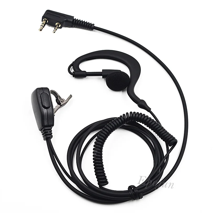 Surveillance 1-Wire Earpiece Headset Mic for Kenwood Baofeng UV 5R 6R BF888S DM-1701 F22 UV-21 PRO Two Way Radio Walkie Talkie