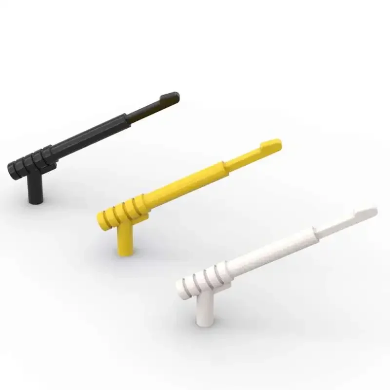 

MOC 10 шт., деталь кирпичей 30088, опора, копье, пистолет, набор строительных блоков с закругленным триггером, идея «сделай сам», игрушка из частиц, детский подарок на день рождения