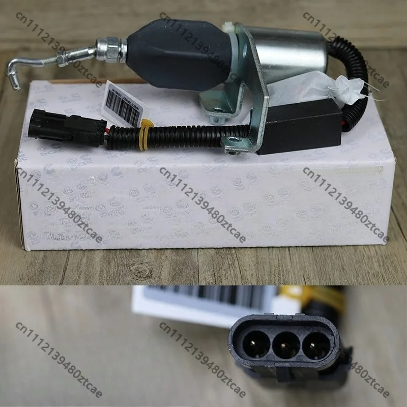 24V Fuel Cut Flameout Solenoid Electromagnet 5346202 Stop Switch For Diesel Engine Construction Machinery