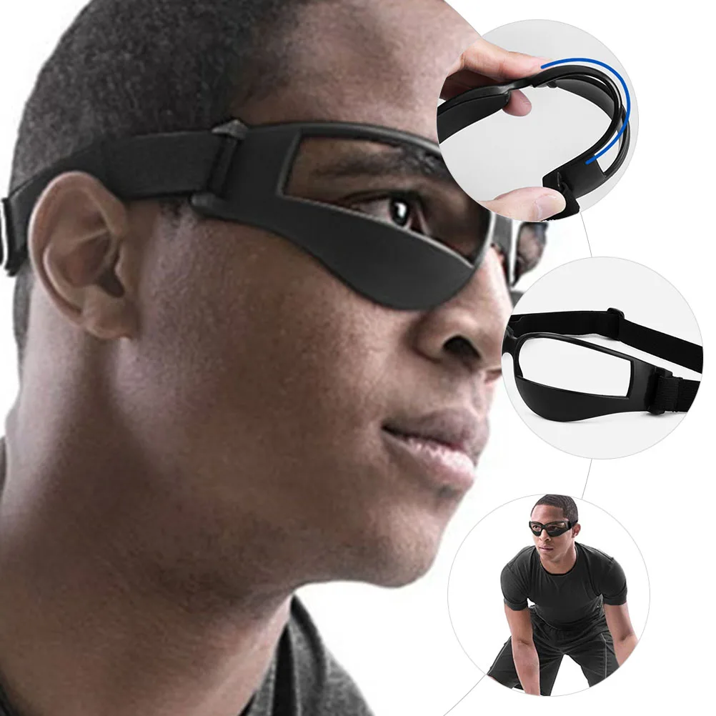

Adjustable Basketball Training Goggles Lightweight Durable Eyewear For Outdoor Football Tennis Dribble Practice Plastic Safety