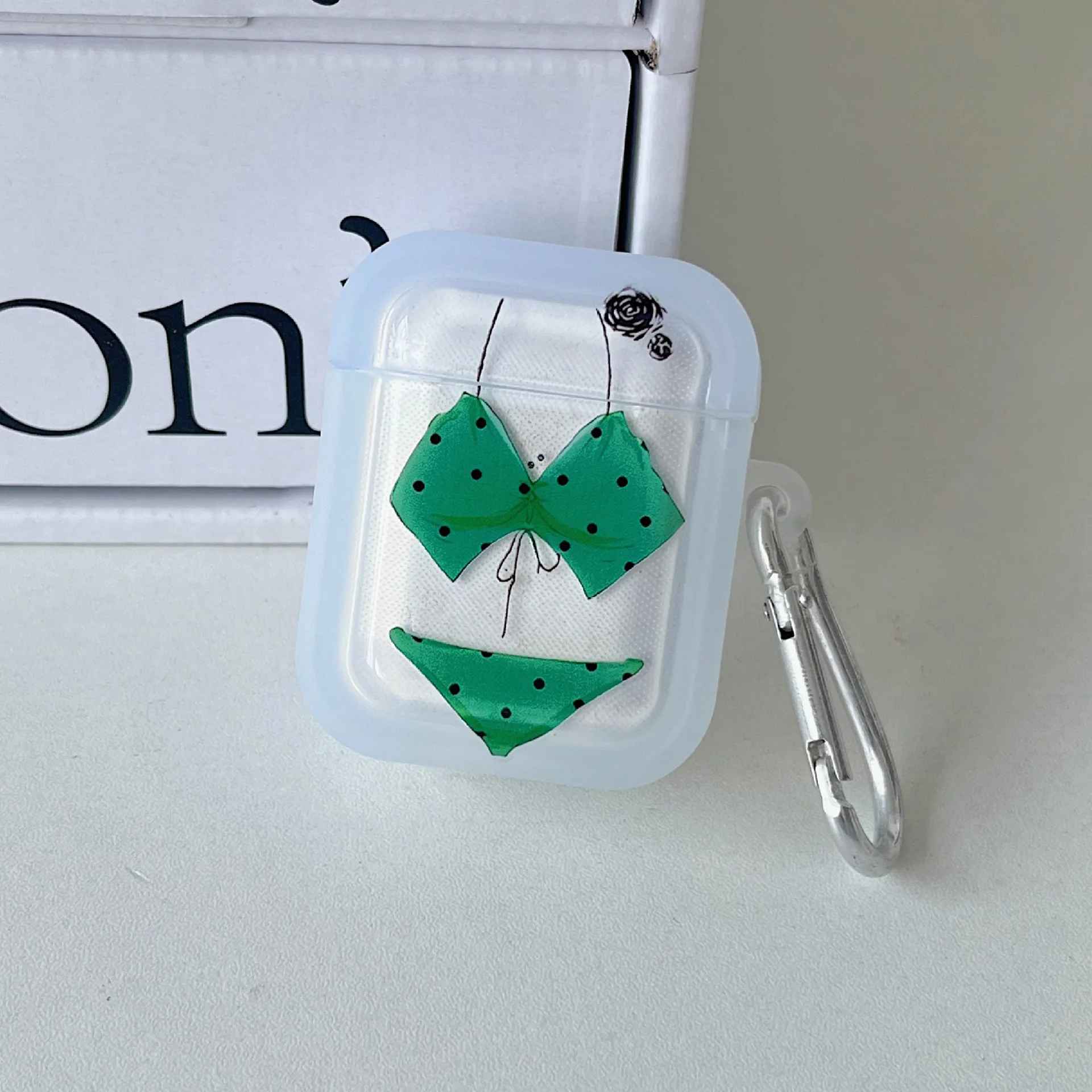 Custodia Bluetooth Wireless per AirPods1/2 AirPods3 AirPods pro e custodia per auricolari con motivo a gatto in tpu pro2 con portachiavi