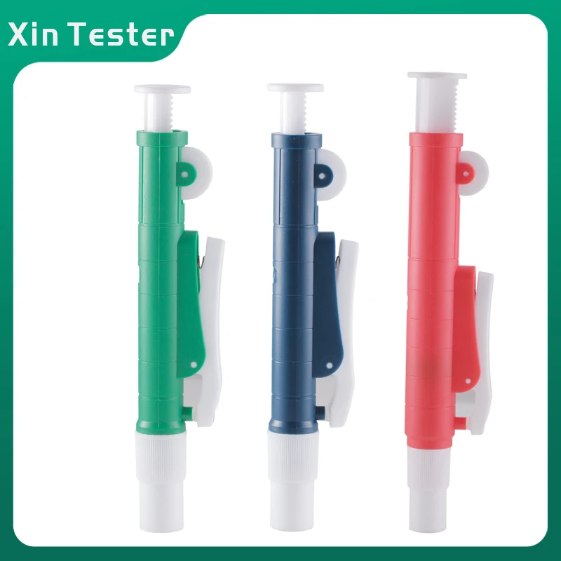 Xin Tester Fast Release Pipette Pump 2ml 10ml 25ml Manual Graduated Pipette Aid Transfer Pump