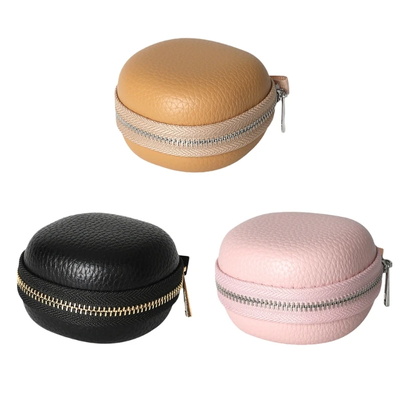 

PU Leather Earphone Case Compatible for FreeClip Headsets Soft Lined Interior For Scratchproof Protections Earbud Bag