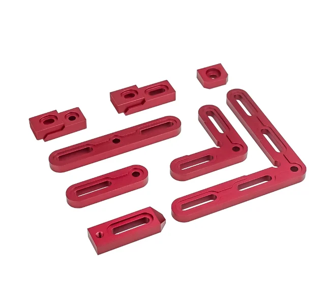 1pc adjustable drilling locator with positioning bar tool, m6 cnc workpiece fixing tool