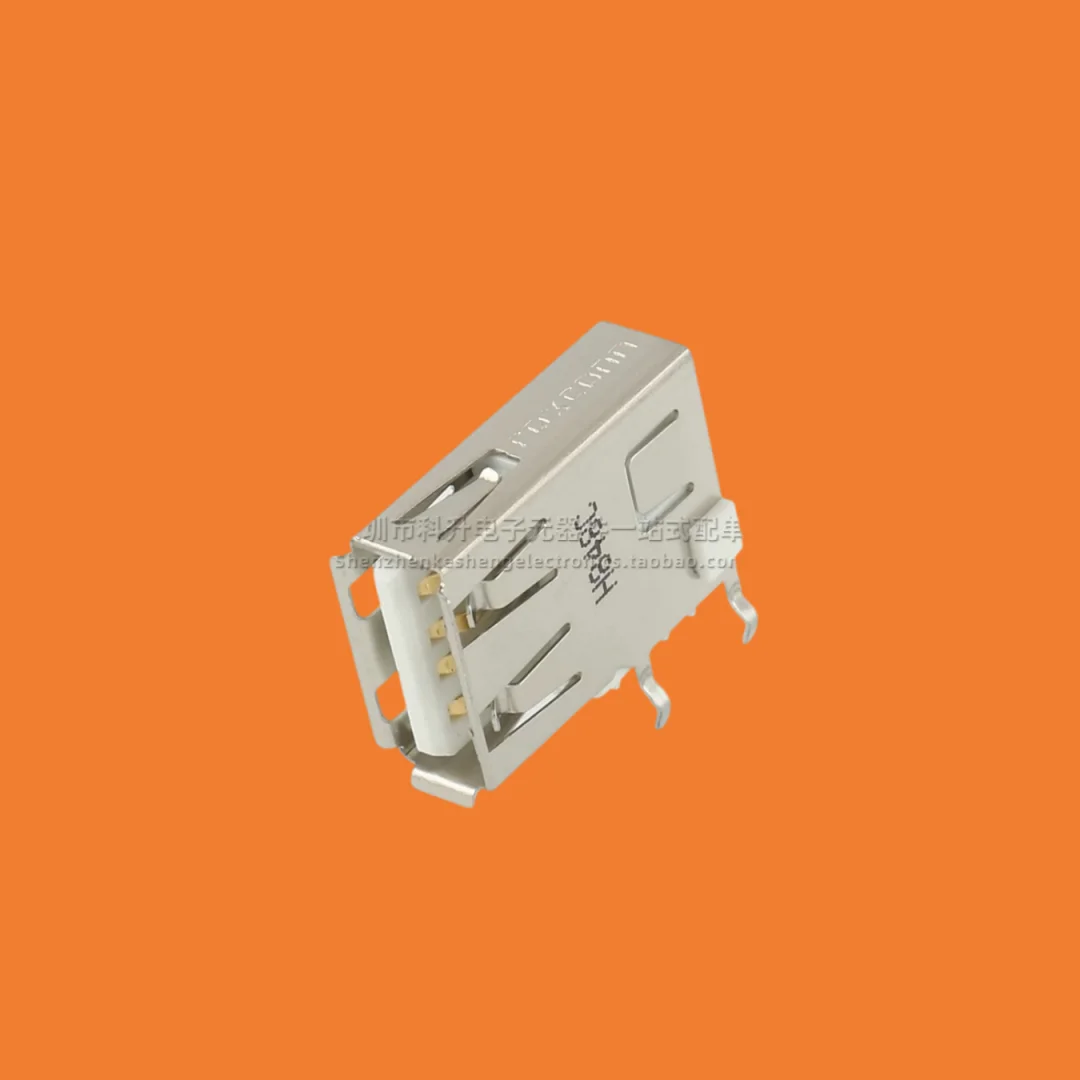 10pcs/UB3119C-4SD1-4F Foxconn USB2.0 4P connector Type-A female side plug interface