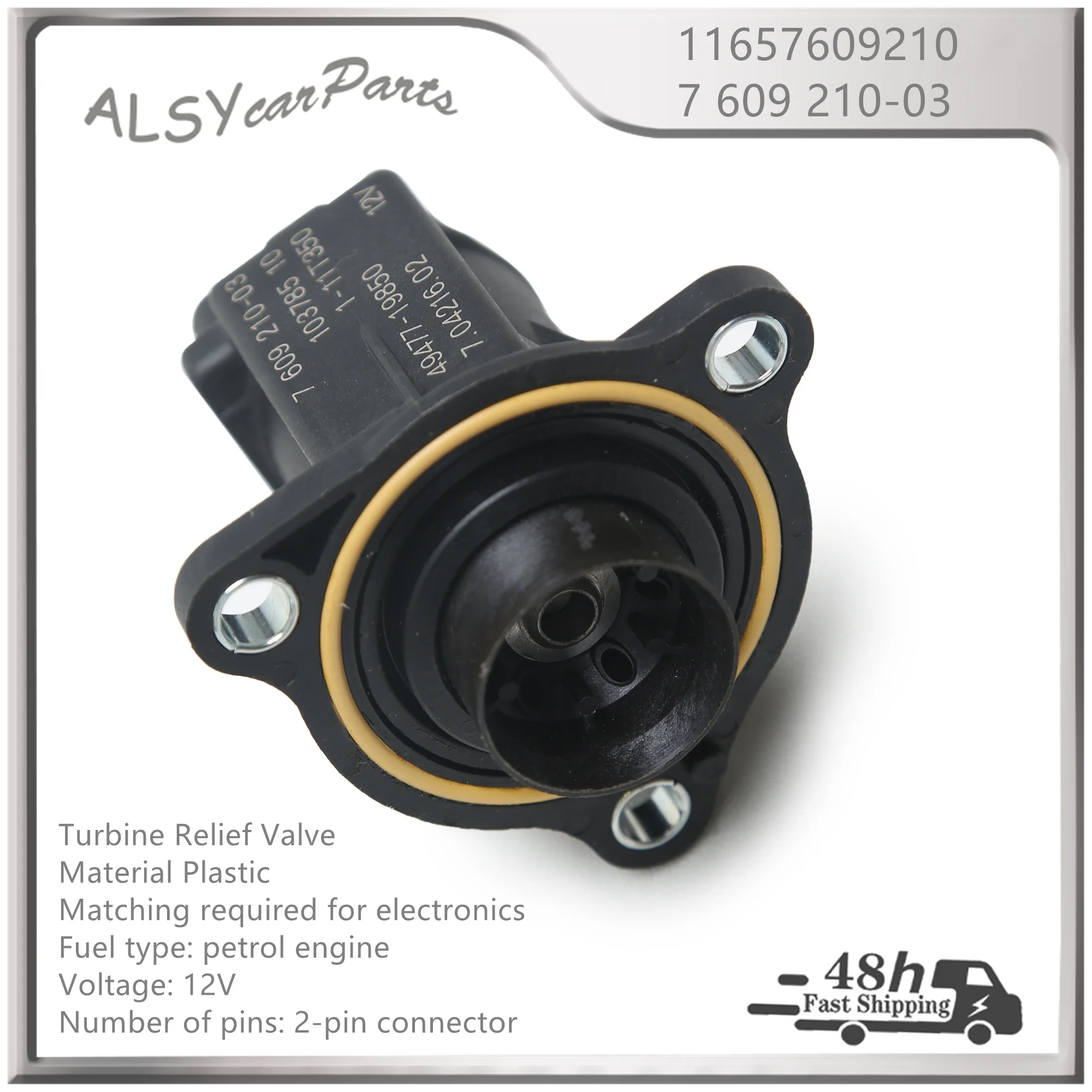 

For BMW N20 2.0L BMW 4 (F33/F32/F36), 5 (F10/F07/F11), X1 (E84), X3 (F25) Turbo Cut-Off Valve 11657609210 TURBO PARTS