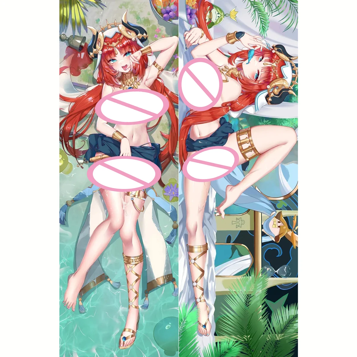 

Dakimakura Genshin Impact Nilou Pillowcase Hugging Full Body Sexy Pillow Case Cushion Cover Otaku Home Bedding Decor