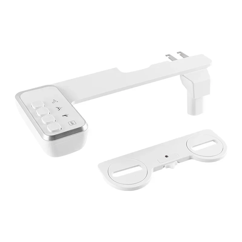 Superior Bidet Toilet Sprayer MINI Button Cleaner Foldable Double Nozzle Woman Washer Smart Cover Power-free Toilet Bidet