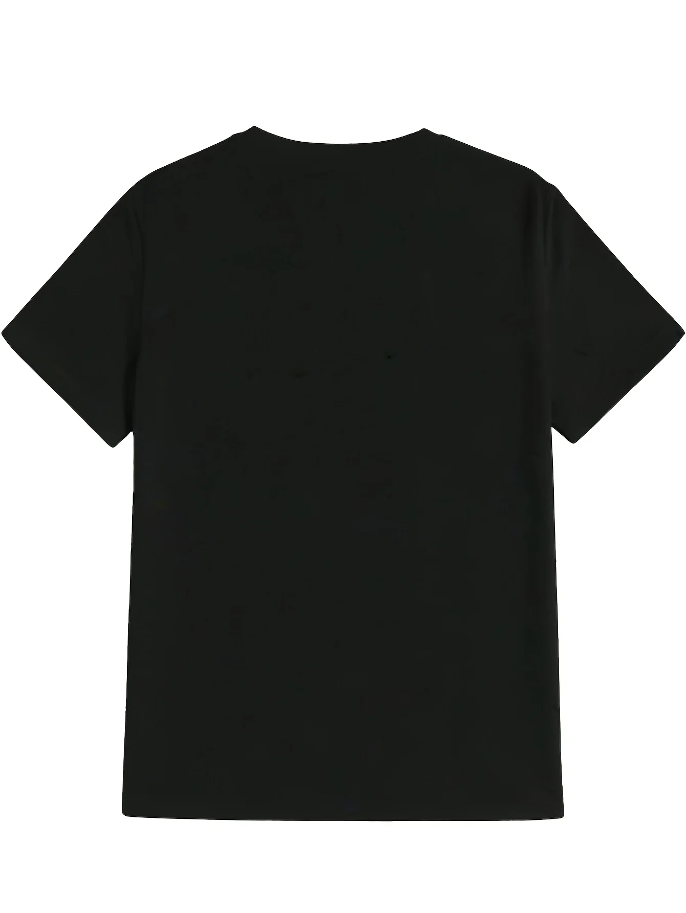 Summer Men's 100% Pure Cotton Moon Graphic Print Fashionable Casual Loose Sports Round Neck Short Sleeved T-Shirt Top