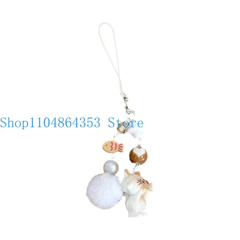 652F Stylish Holder Small Phone Lanyard Decoration Fashion Hanging Pendant Suitable for Youthful Adults