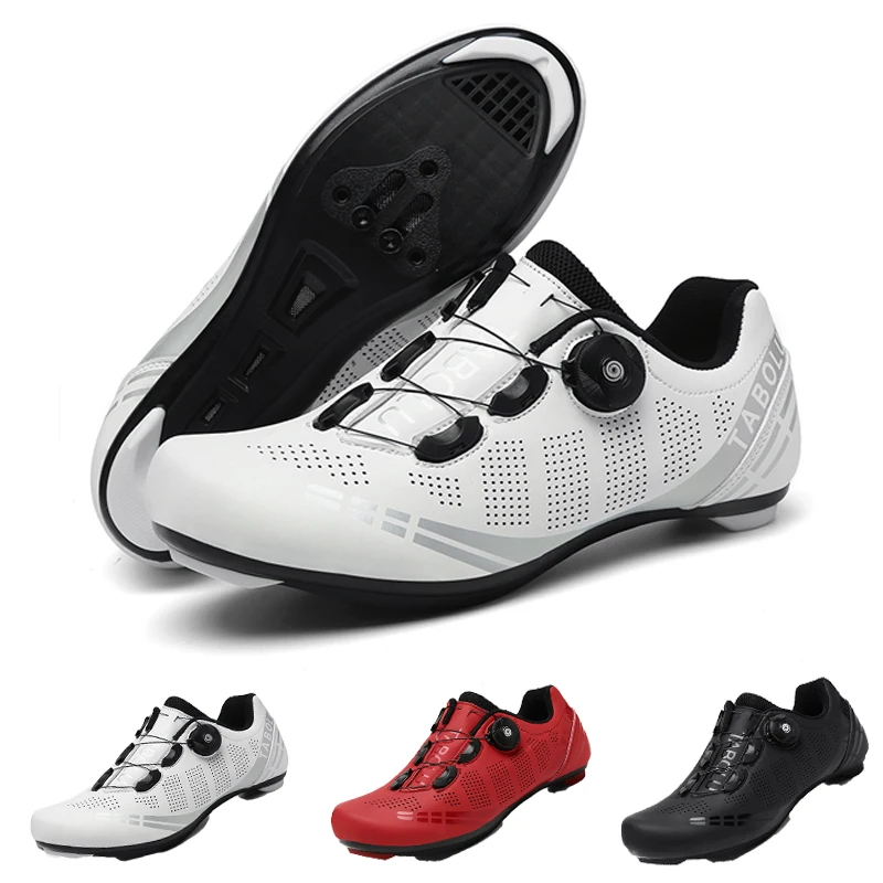 

Cycling Sneaker Men Sport Road Bike Boots Flat Racing Speed Sneakers Trail Footwear Pedal Cycling Shoe