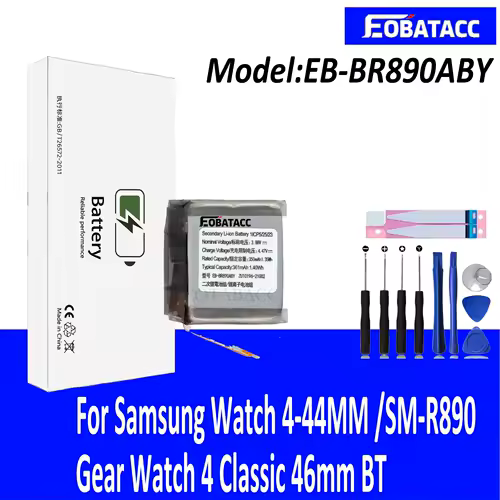 2026 Years Battery EB-BR880ABY For Galaxy Watch 4 40mm/42mm  R865U EB-BR890ABY For Galaxy Watch 4 44mm/46mm R870 SM-R875U + Tool - Image 3